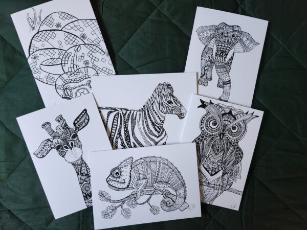 animal greeting cards